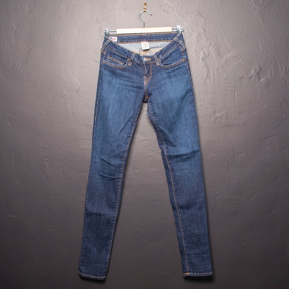 True Religion Shannon Skinny Sz 28 - Picture 2 of 7
